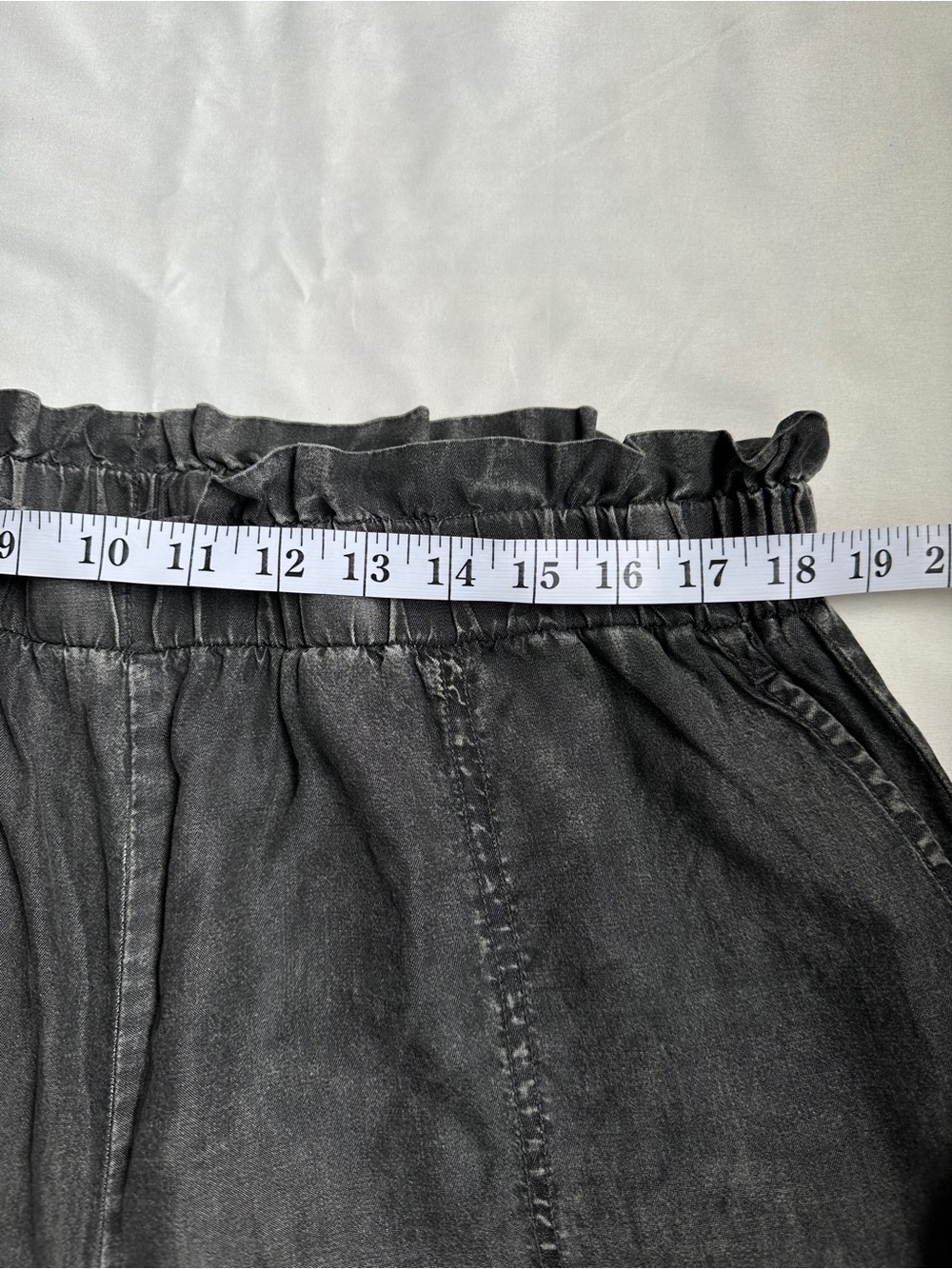 Jane and Delancey Wide-Leg Grey Paperbag Waist Pants - Picture 8 of 14